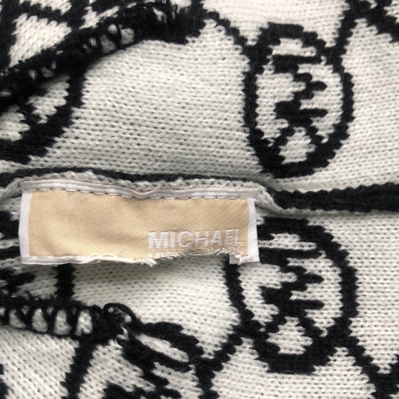 Michael Kors Signature MK Beanie Black White Women’s OS - Picture 4 of 4